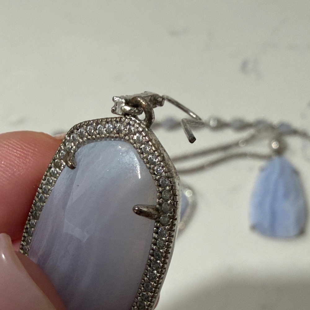 Kendra Scott Purple/Blue Agate Jewelry Set - Picture 3 of 5